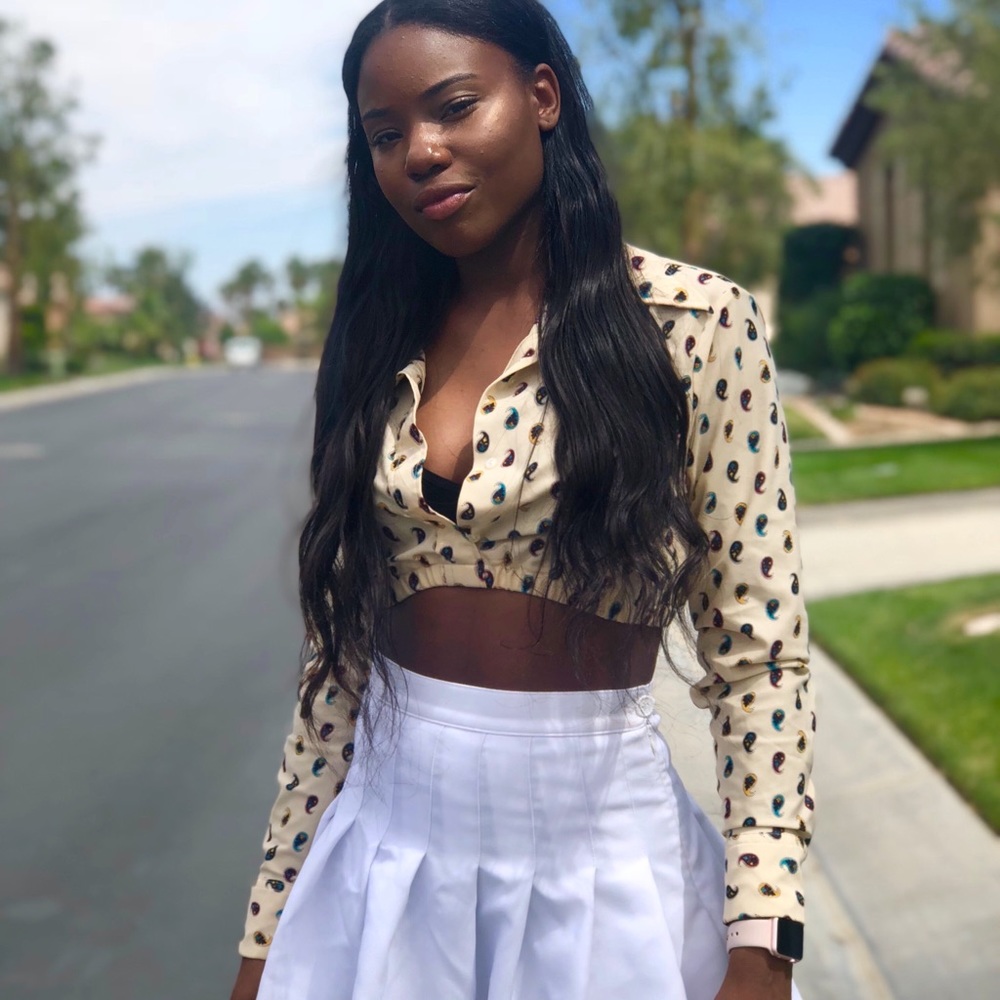 Pasley cropped top